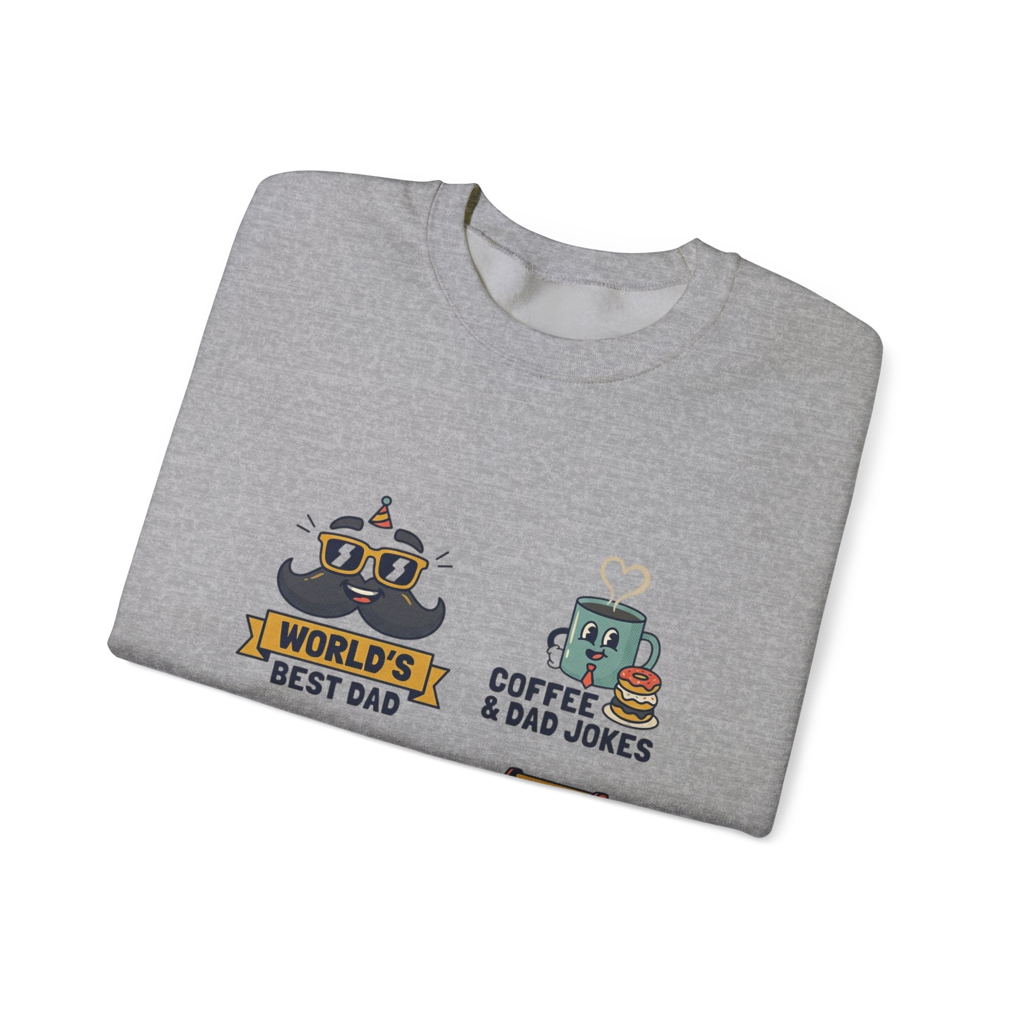 Match-Day Dad Icons Crewneck Sweatshirt | soccer watch party, cozy fan apparel