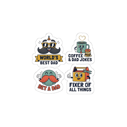 Dad Joke Sticker Sheet, kiss-cut stickers | casual fanwatch, country colors