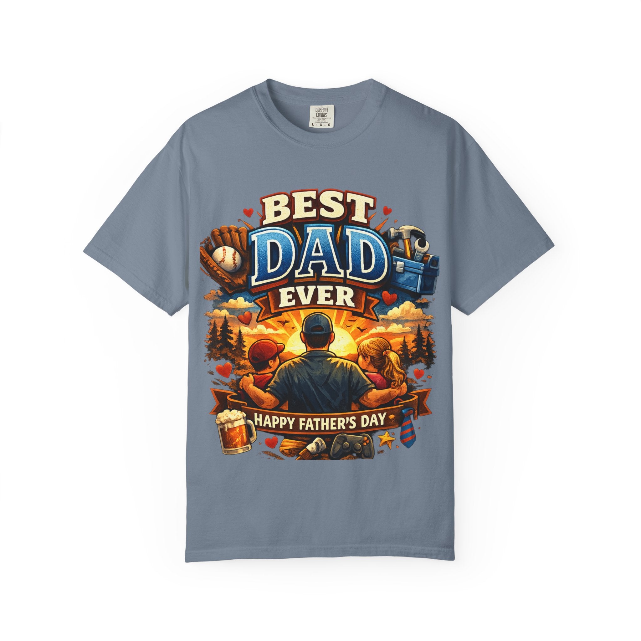 Best Dad Ever T-Shirt — Happy Father’s Day Graphic Tee for Dads