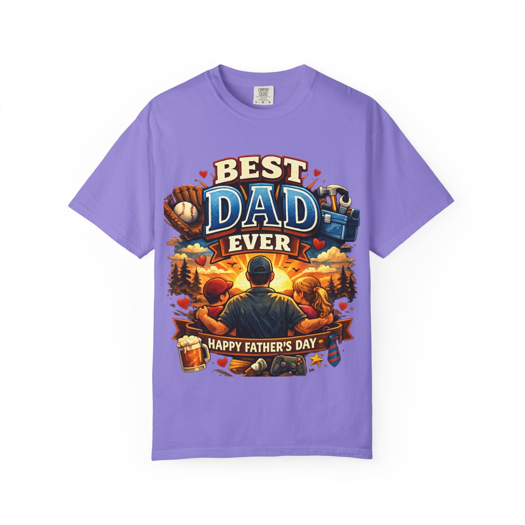 Best Dad Ever T-Shirt — Happy Father’s Day Graphic Tee for Dads