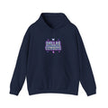 Playful Y2K Bubble Text Hoodie | rhinestone look, hot pink accents