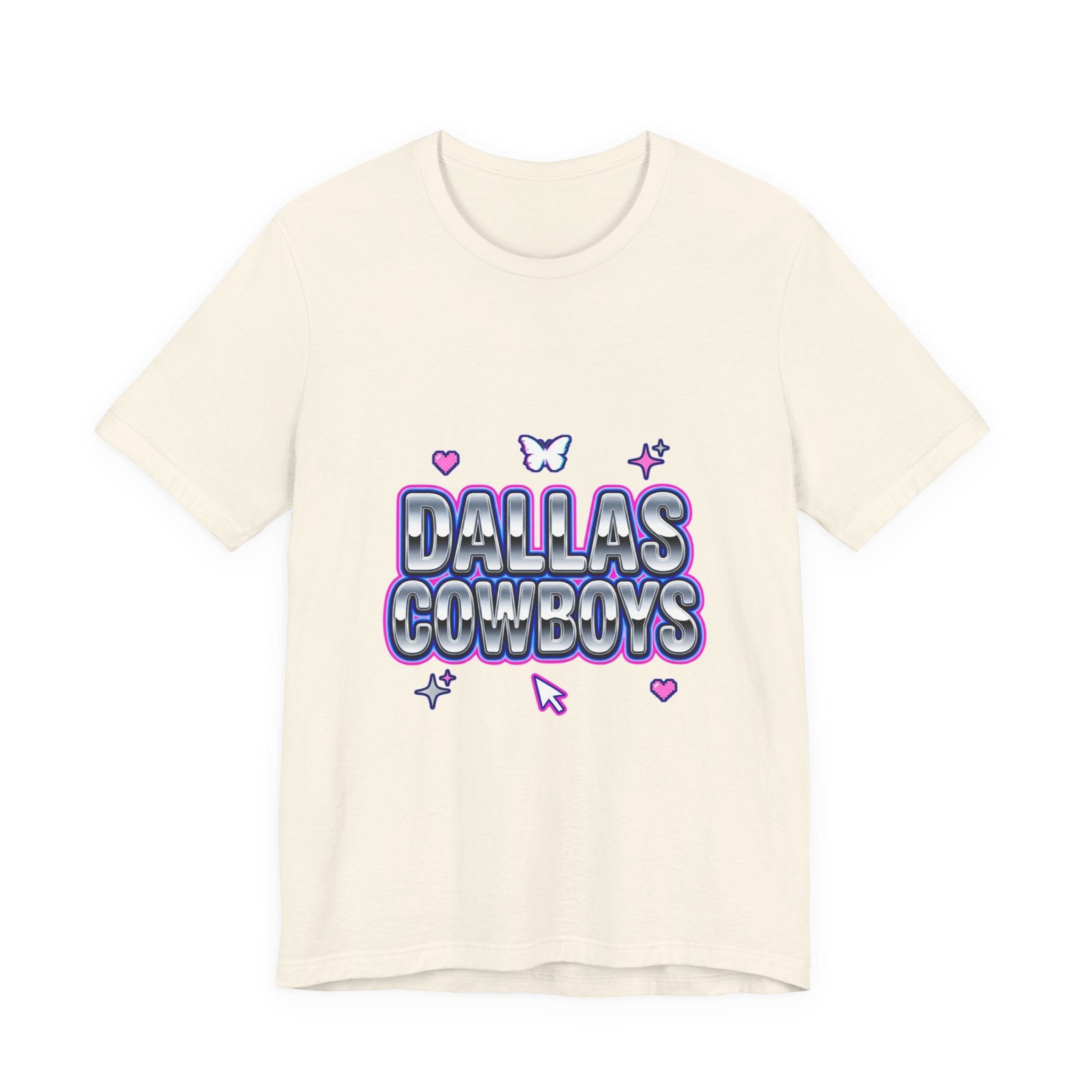 Y2K Rhinestone Bubble Text Tee | Glitter Purple Hot Pink Slogan