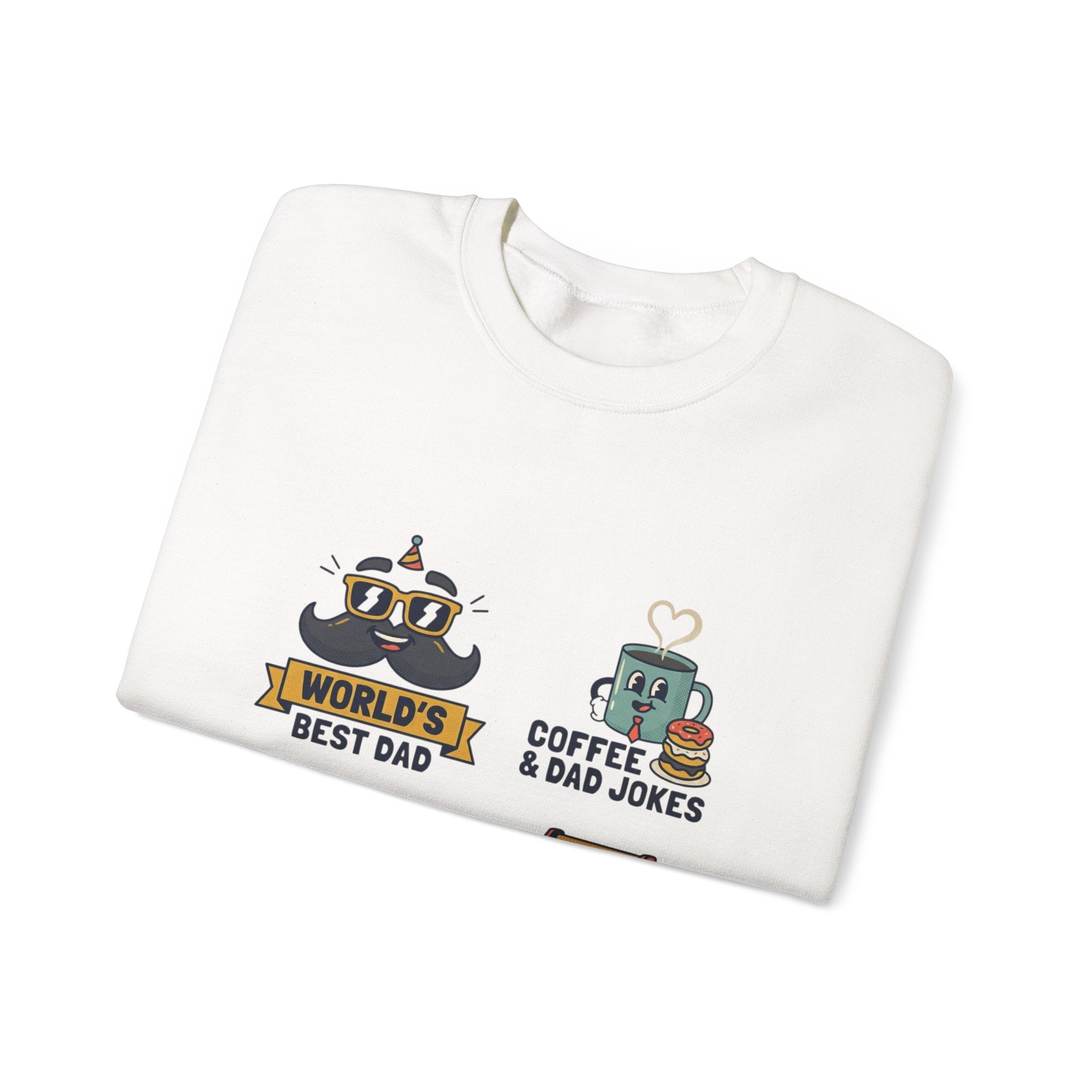 Match-Day Dad Icons Crewneck Sweatshirt | soccer watch party, cozy fan apparel