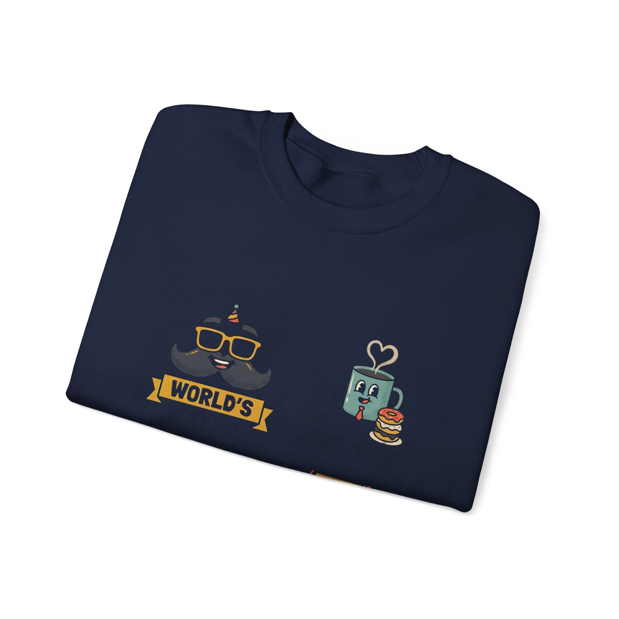 Match-Day Dad Icons Crewneck Sweatshirt | soccer watch party, cozy fan apparel