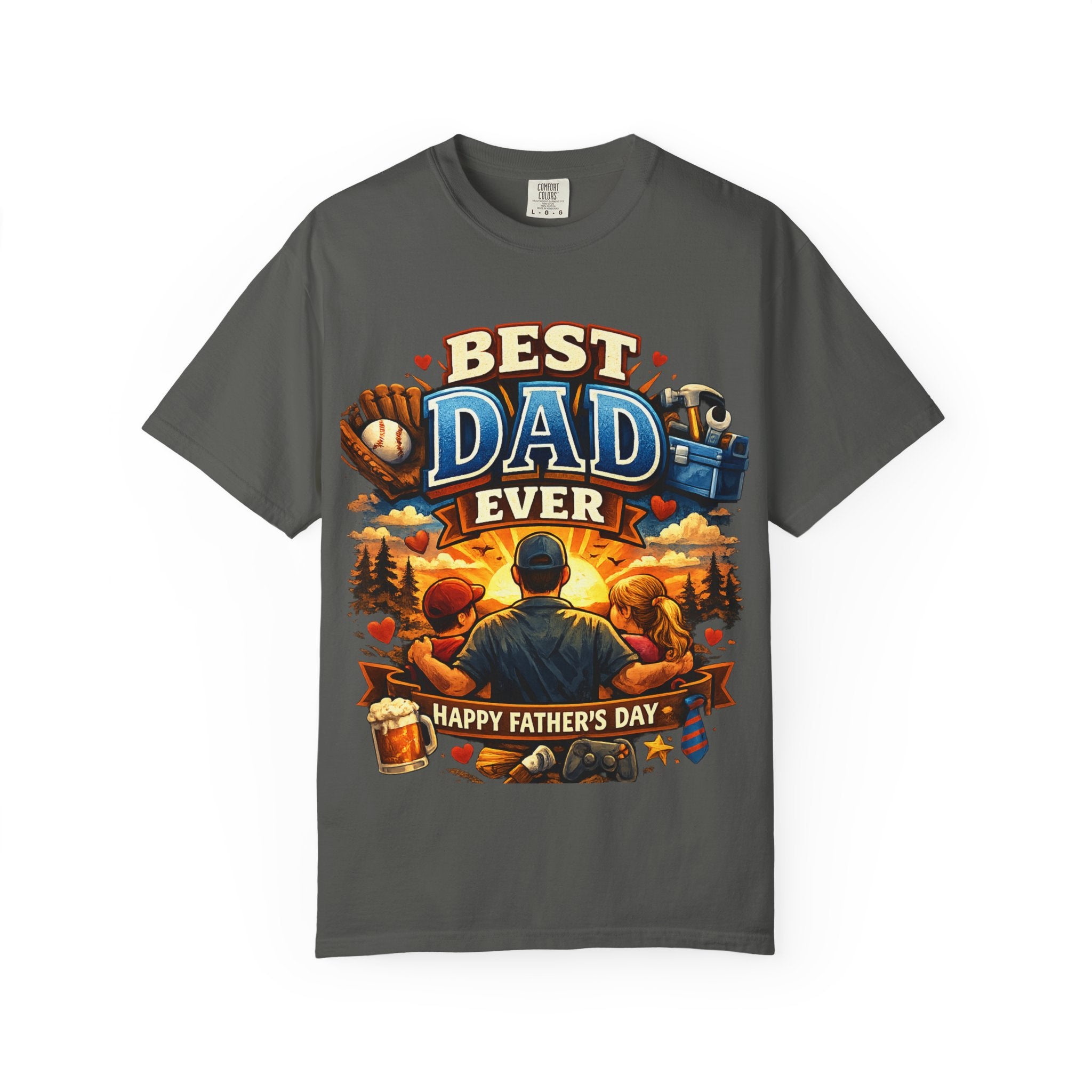 Best Dad Ever T-Shirt — Happy Father’s Day Graphic Tee for Dads