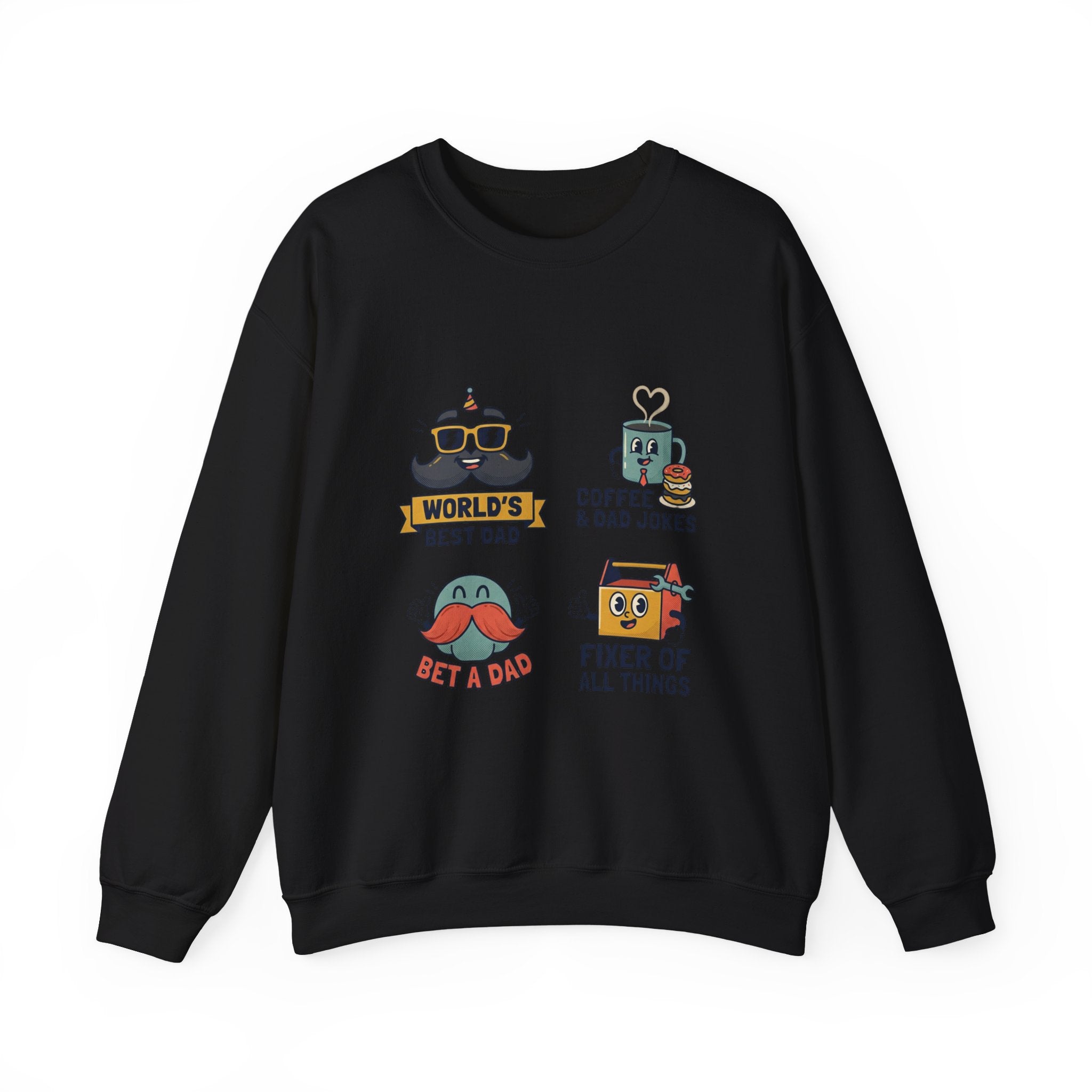 Match-Day Dad Icons Crewneck Sweatshirt | soccer watch party, cozy fan apparel