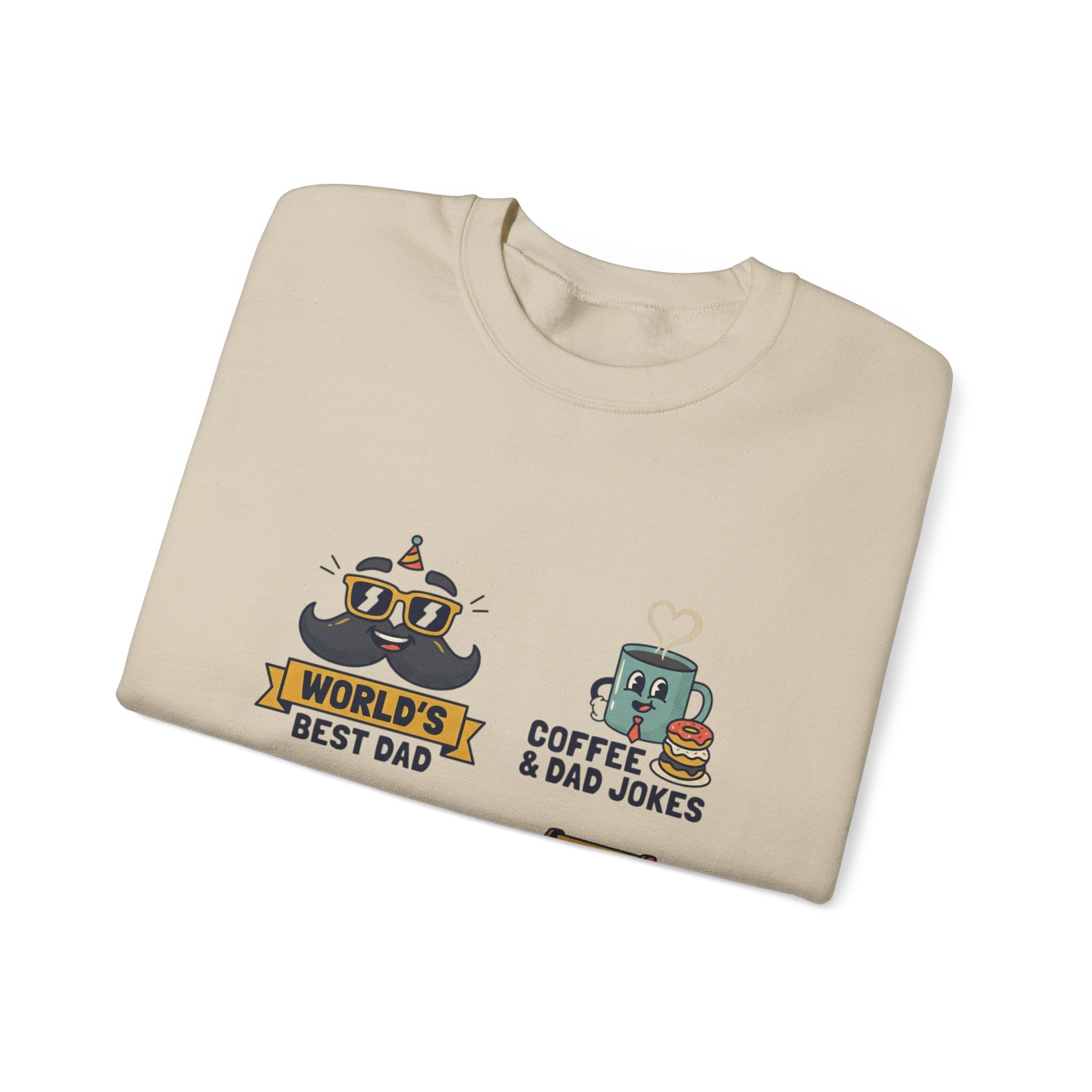 Match-Day Dad Icons Crewneck Sweatshirt | soccer watch party, cozy fan apparel