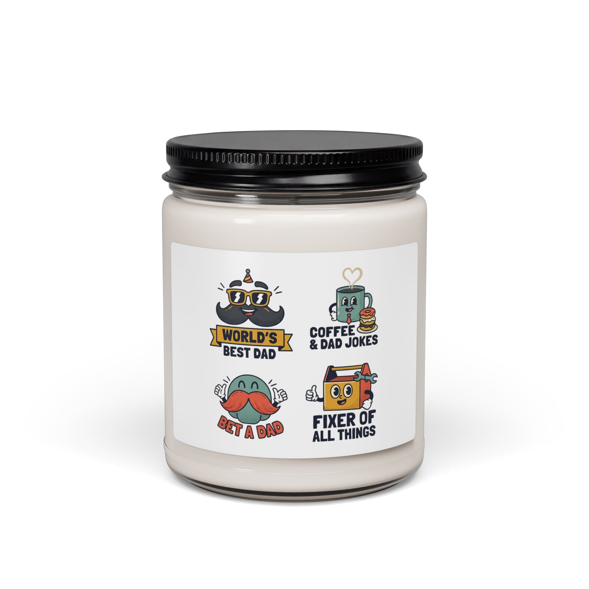 Dad Icons Soy Candle, 9oz | Cozy Match-Day Vibe, Watch Party Candle