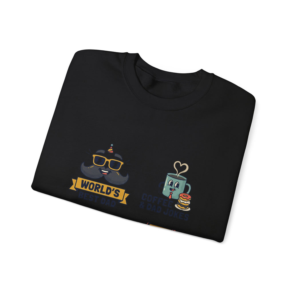 Match-Day Dad Icons Crewneck Sweatshirt | soccer watch party, cozy fan apparel
